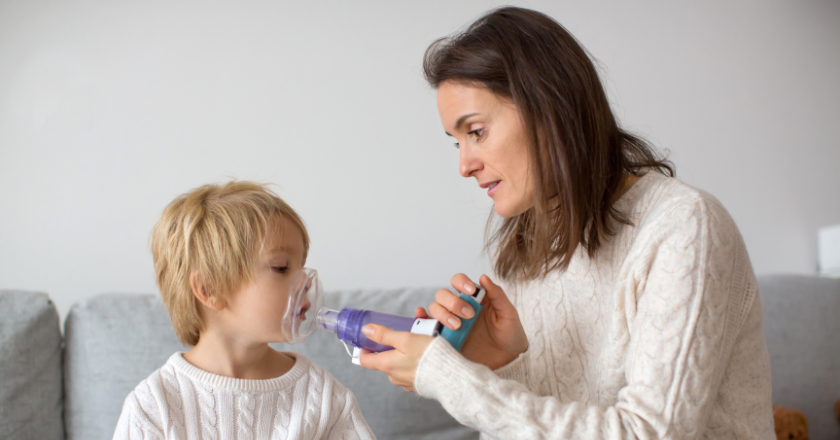 Barn får astmamedicin